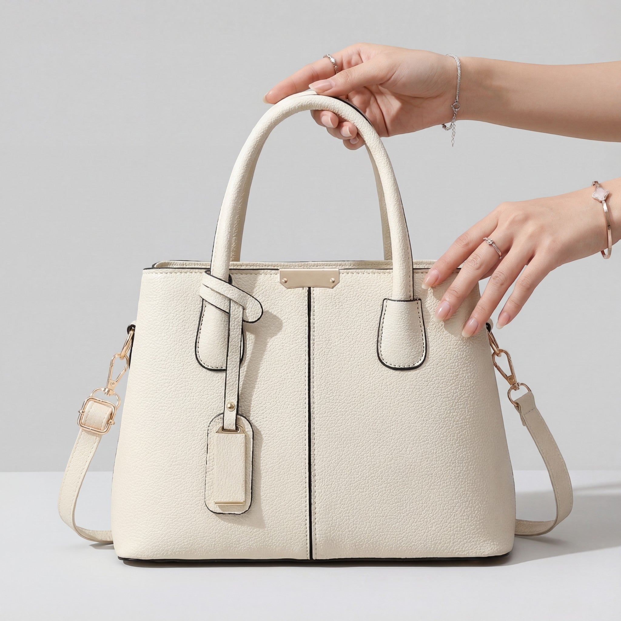 Riche | Sac cabas structuré femme en cuir