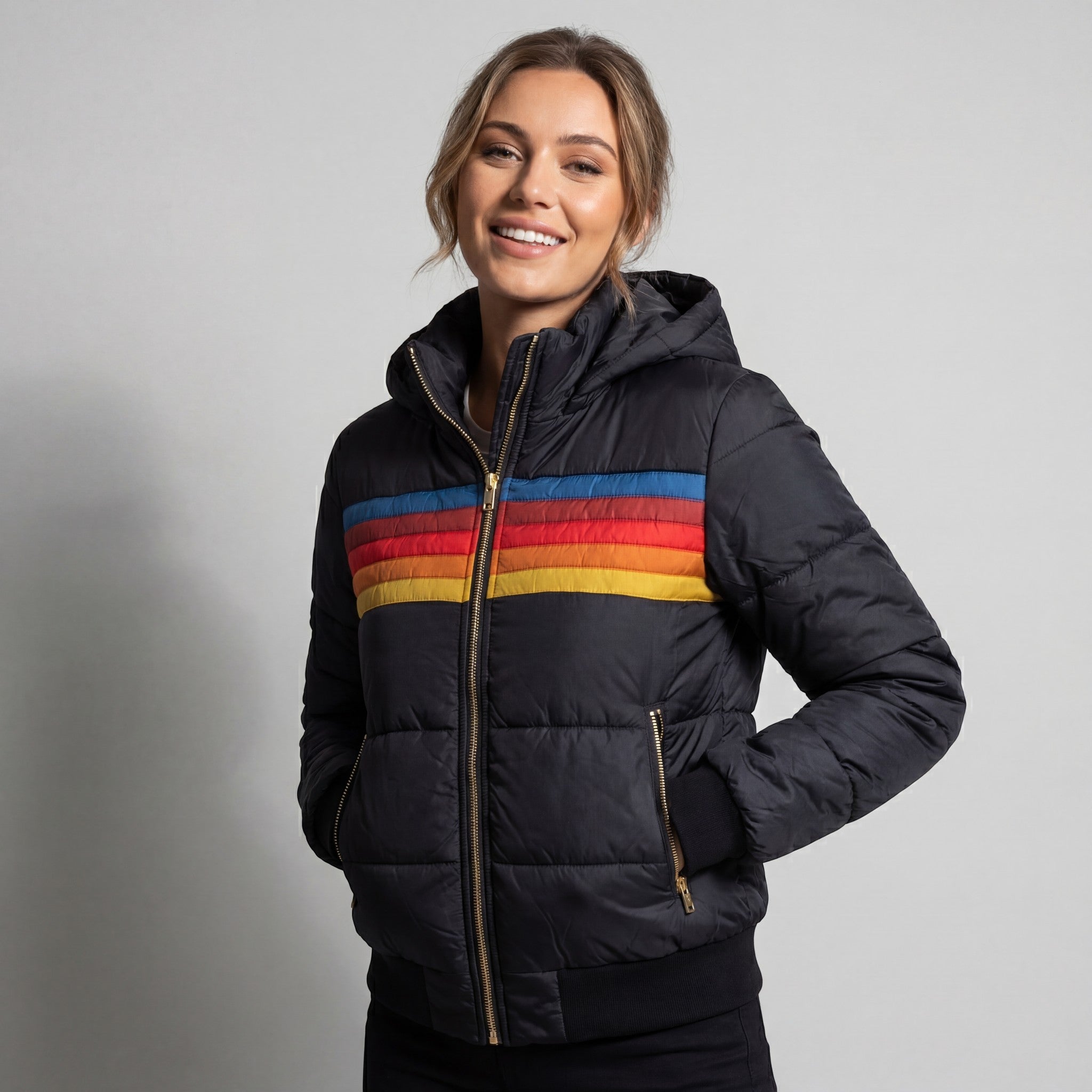 Riche | Veste à capuche en coton raffiné pour femme