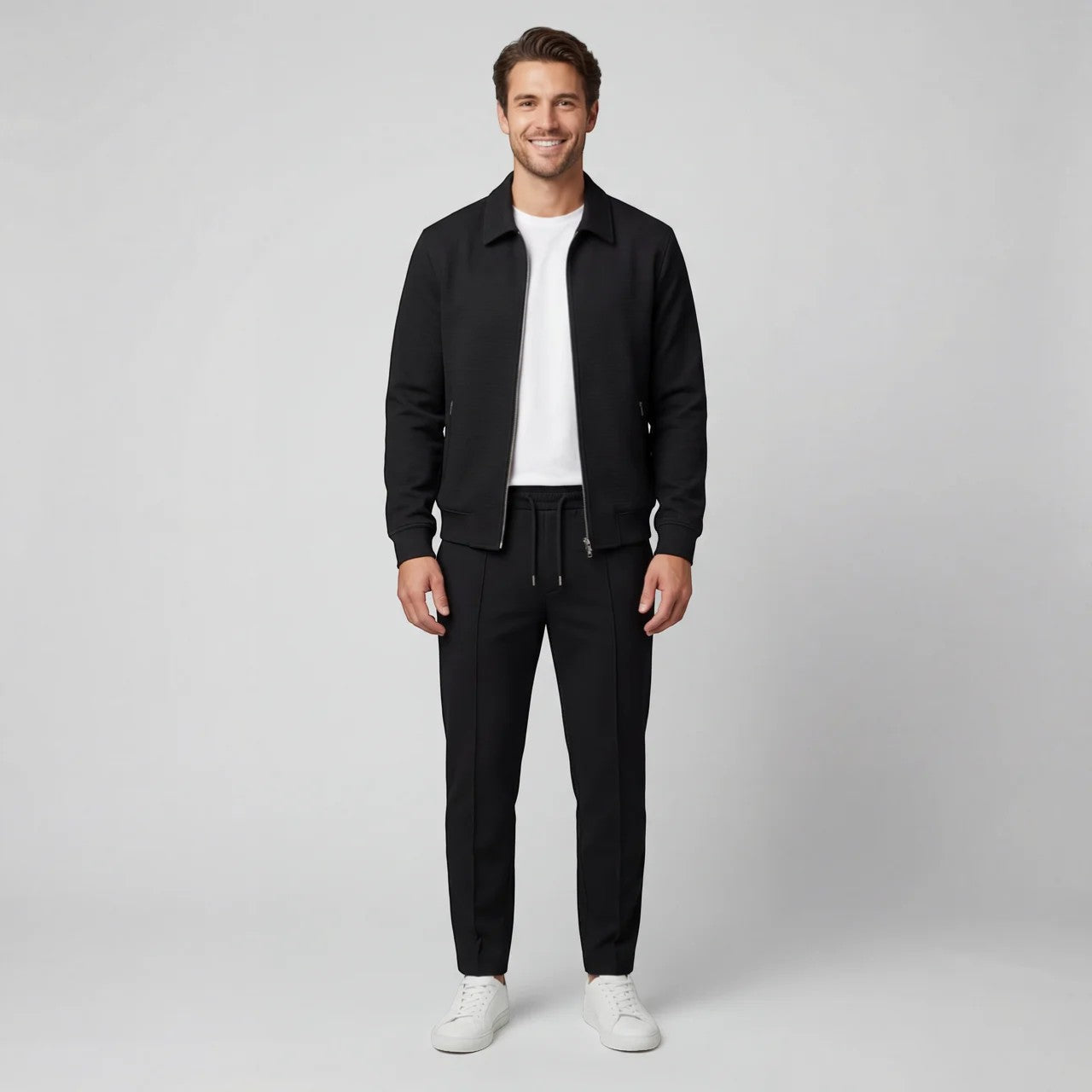 Riche | Ensemble homme slim en coton – raffiné, moderne, silhouette ajustée
