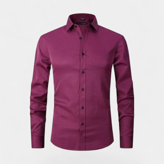 Riche | Men's Slim-Fit, Form-Fitting, Wrinkle-Resistant Shirt