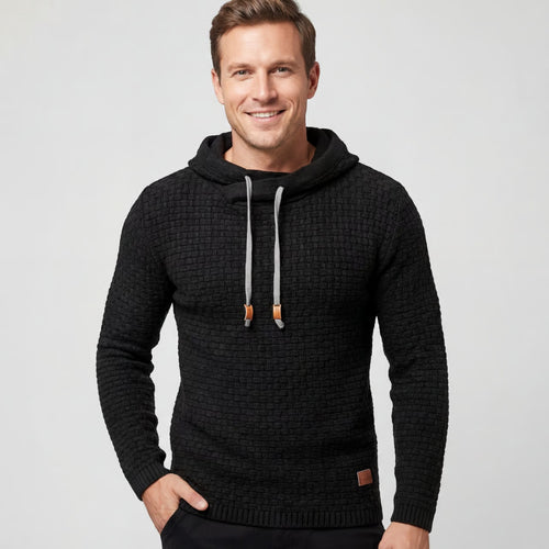 Riche | Pull à Capuche Homme en Mélange de Coton