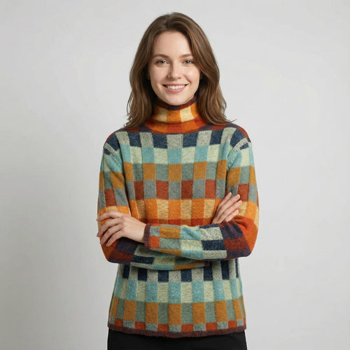 Riche | Pull col roulé femme en laine