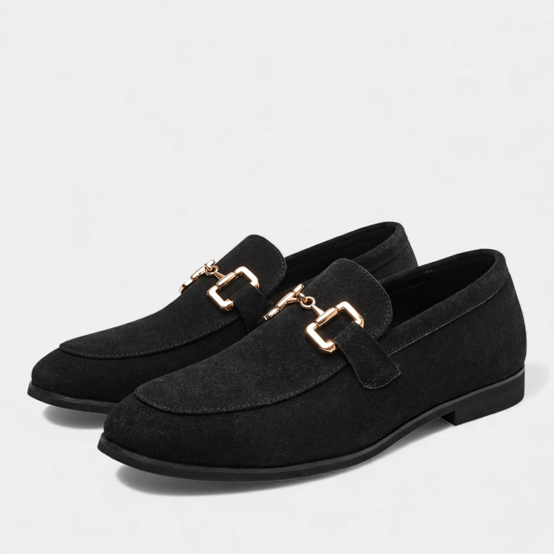 Mocassins en cuir pour homme – Boucle métallique
