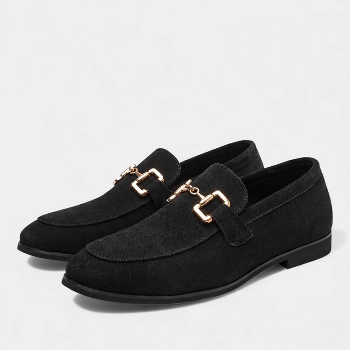 Mocassins en cuir pour homme – Boucle métallique
