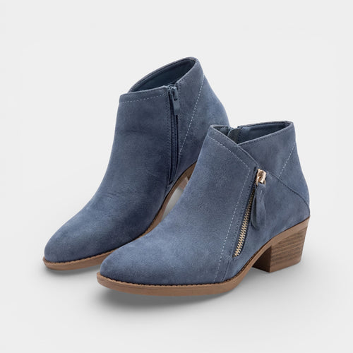 Riche | Bottines femme en cuir à talon moyen