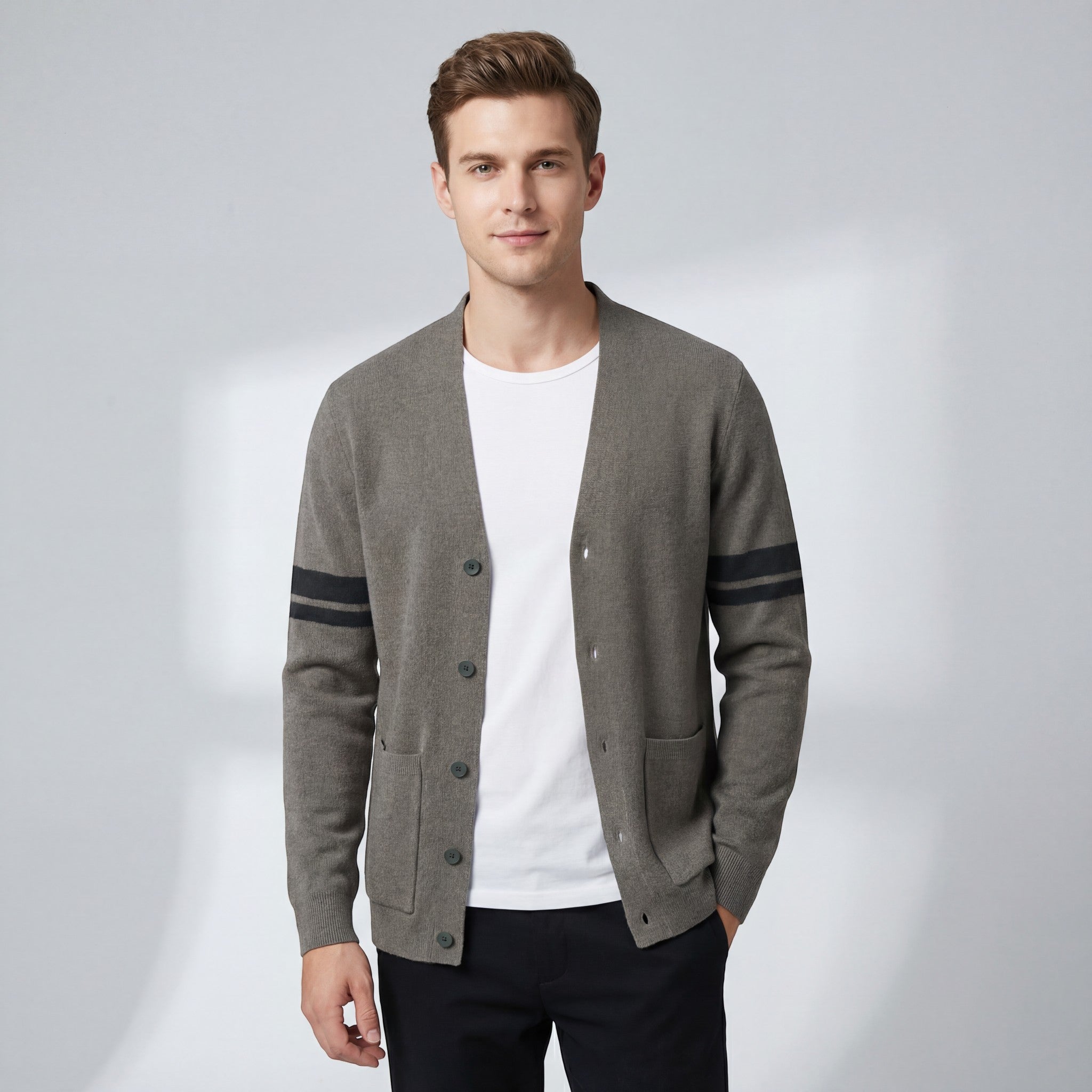Riche | Blazer en maille laine mélangée pour homme