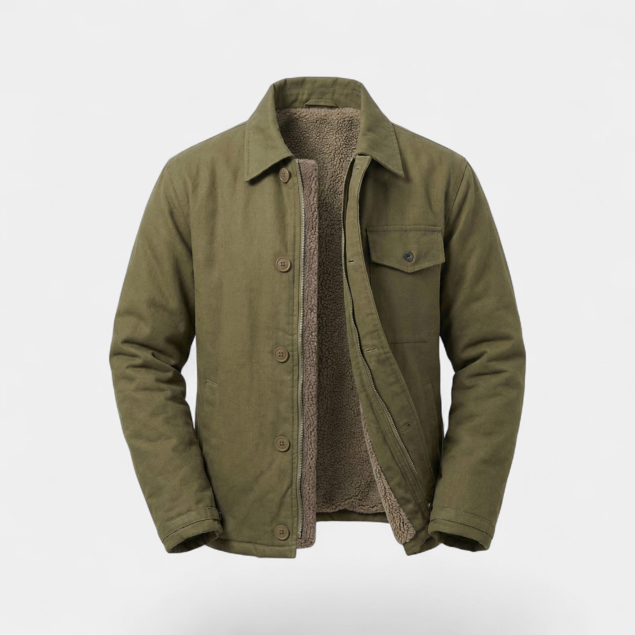 Riche | Veste matelassée décontractée en coton pour homme