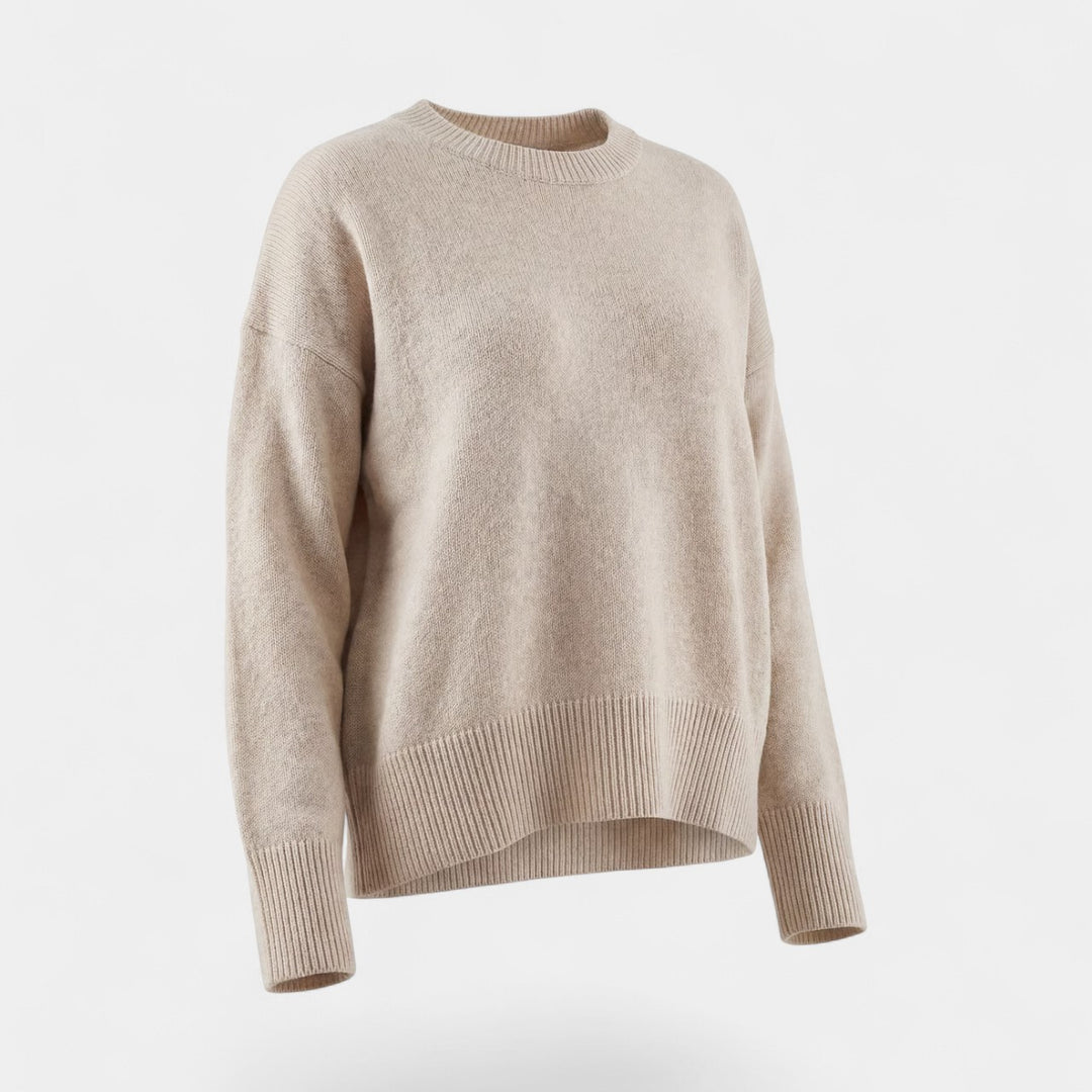 Riche | Soft-Knit Round-Neck Sweater for Women