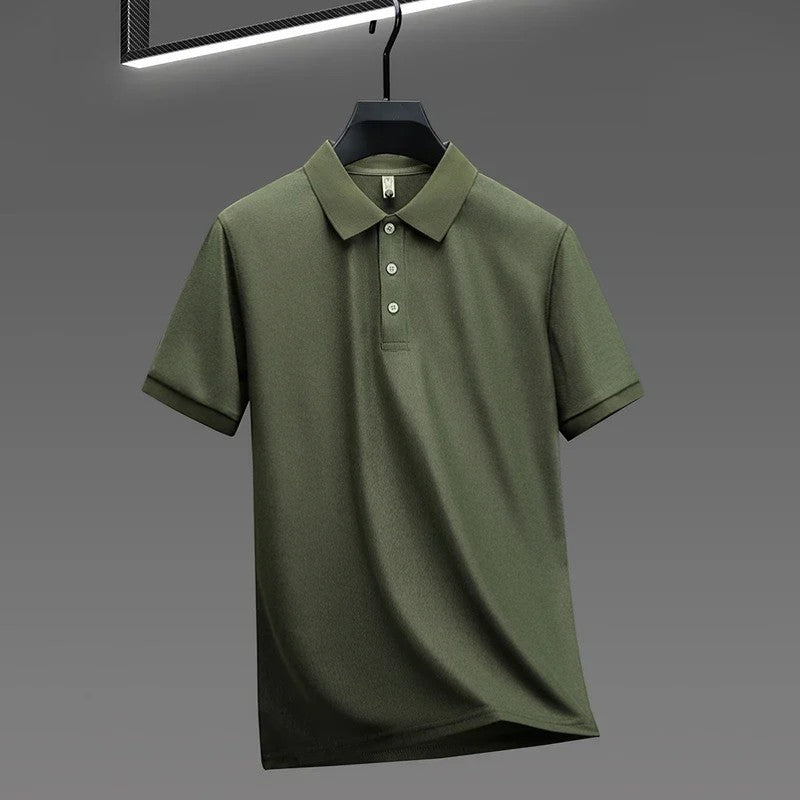 Polo Homme en Coton – Manches Courtes Coupe Ajustée