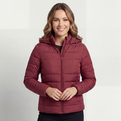 Riche | Veste matelassée isolante légère en tissu tissé pour femme