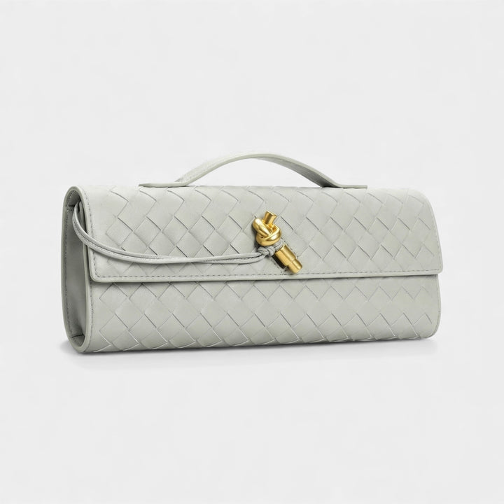 Women's leather clutch bag – Removable shoulder strap