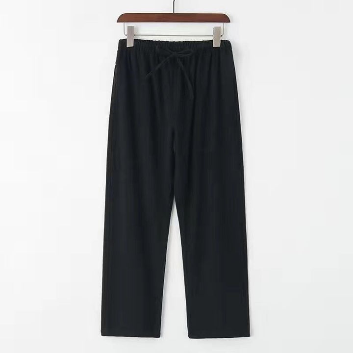 Men's Casual Linen Pants – Straight-Leg, Breathable, Casual Fit