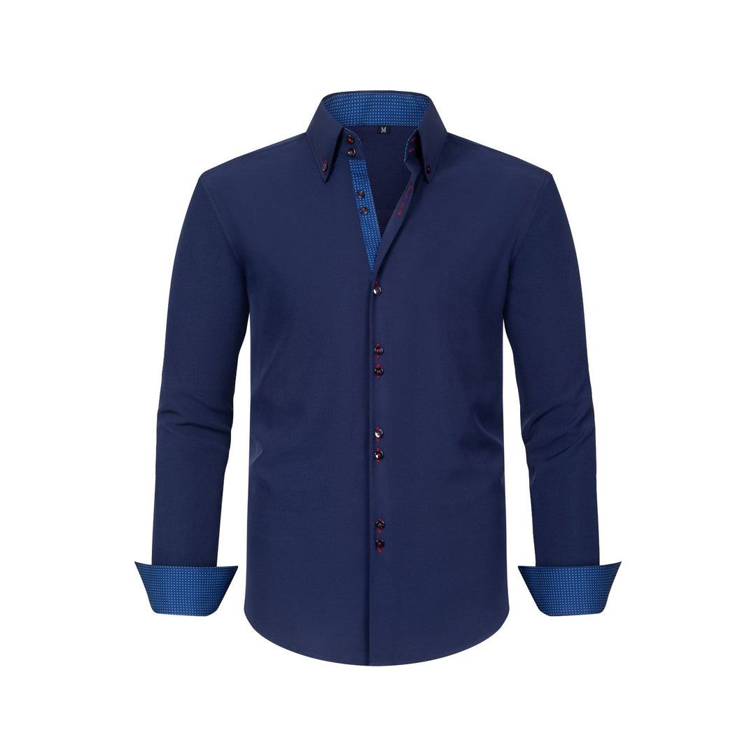 Herrenhemd mit langen Ärmeln – Slim-Fit-Passform mit Stretch für formelle Anlässe