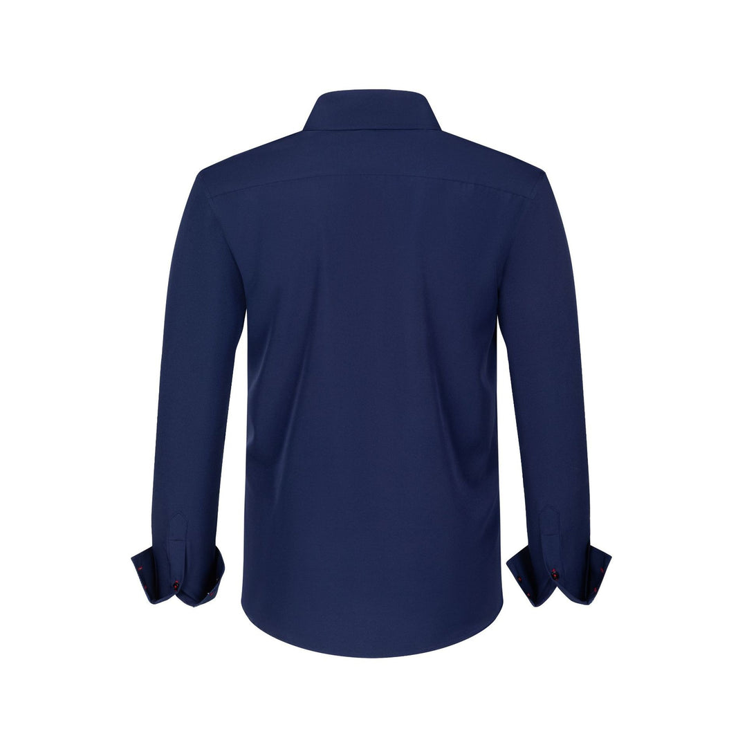 Herrenhemd mit langen Ärmeln – Slim-Fit-Passform mit Stretch für formelle Anlässe