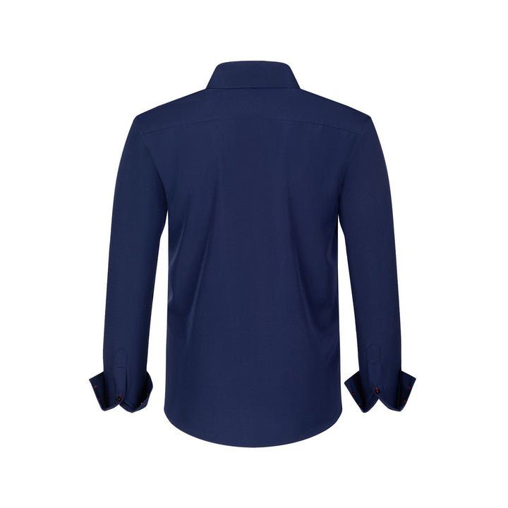 Herrenhemd mit langen Ärmeln – Slim-Fit-Passform mit Stretch für formelle Anlässe