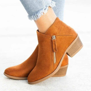 Riche | Damenstiefeletten aus Leder mit mittlerem Absatz