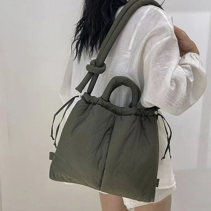 Sac Cabas Matelassé Femme Style Puffer – Grande Capacité Structure Raffinée