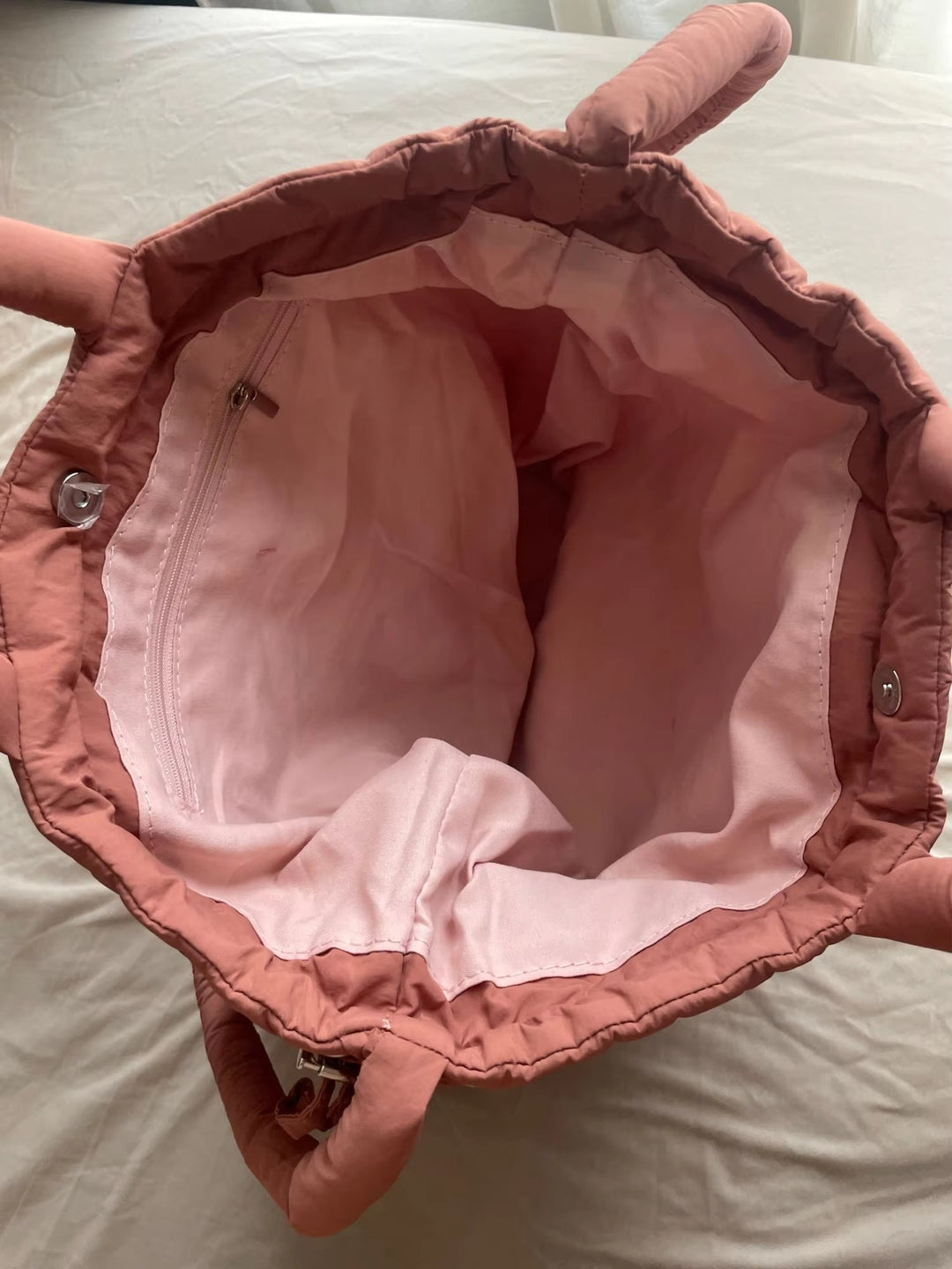 Sac Cabas Matelassé Femme Style Puffer – Grande Capacité Structure Raffinée