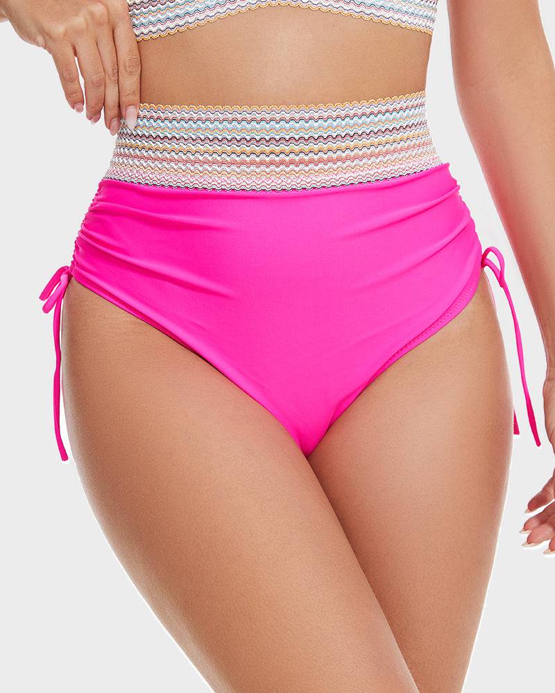 Højtaljet bikini til kvinder – figurformende pasform