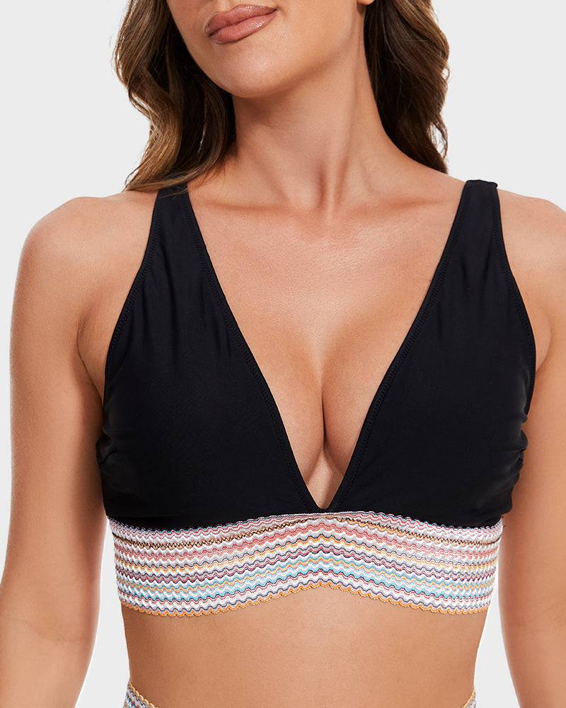 Højtaljet bikini til kvinder – figurformende pasform