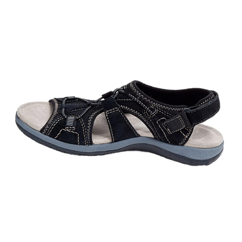 Women's orthopedic wedge sandals – Velcro closure with cushioned sole