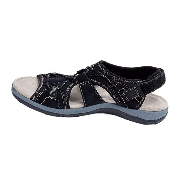 Women's orthopedic wedge sandals – Velcro closure with cushioned sole