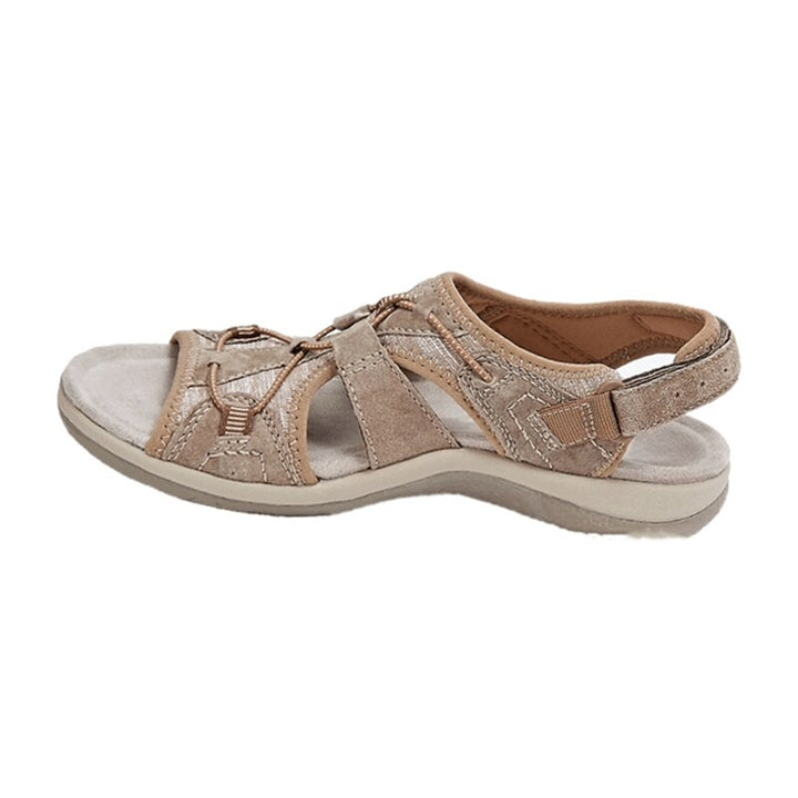 Women's orthopedic wedge sandals – Velcro closure with cushioned sole