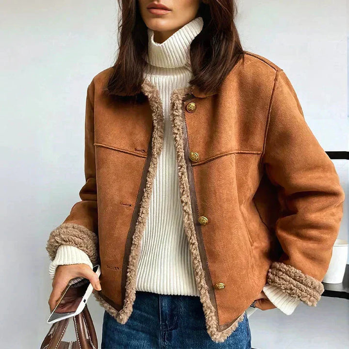 Riche | Women's lambswool shearling coat